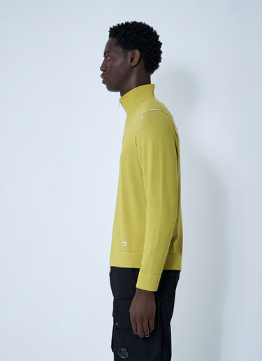 C.P. Company Half Zip-Up Sweater Green pco0160007