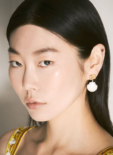 LN-CC® - Dolce & Gabbana: Capri Earrings - Gold Dolce & Gabbana Capri Earrings Gold dol0257012