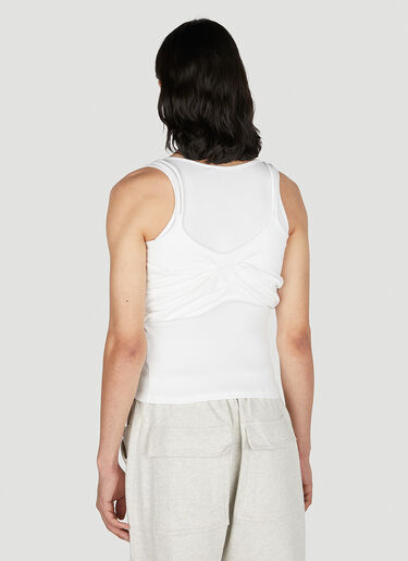 LN-CC® - Mainline:RUS/Fr.CA/DE: Draped Tank Top - White Mainline:RUS/Fr.CA/DE Draped Tank Top White mai0352003