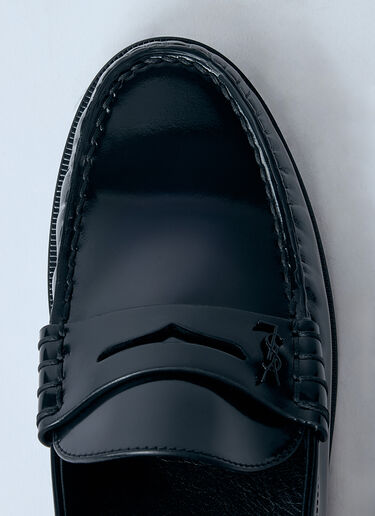 LN-CC® - Saint Laurent: Le Loafer 15 - Black Saint Laurent Le Loafer 15 Black sla0259042