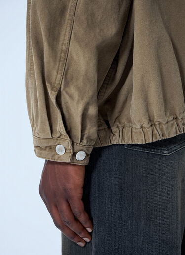 ssstein Sulfur Dyed Oxford Vintage Jacket Khaki sss0164001