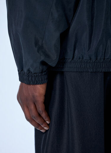 LN-CC® - ssstein: Silk Nylon Track Jacket - Black ssstein Silk Nylon Track Jacket Black sss0164006