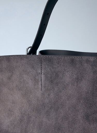 LN-CC® - TOTEME: Belted Suede Tote Bag - Grey TOTEME Belted Suede Tote Bag Grey tot0264034