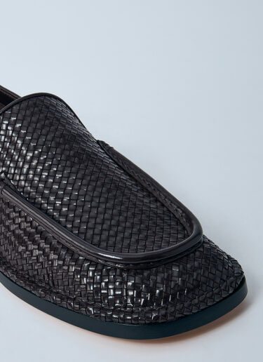 LN-CC® - Bottega Veneta: Structured Loafers - Brown Bottega Veneta Structured Loafers Brown bov0160008