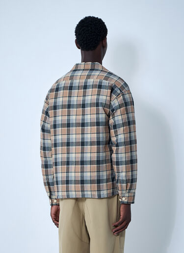 LN-CC® - Visvim: Check Down Jacket - Beige Visvim Check Down Jacket Beige vis0160018