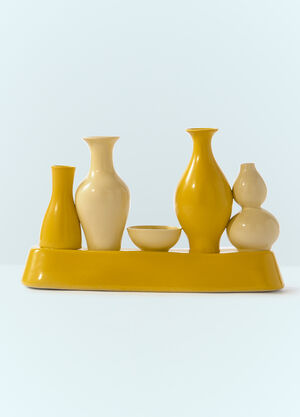 POLSPOTTEN Shanghai Vase Yellow wps0691481