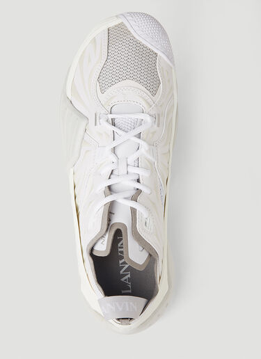 LN-CC® - Lanvin: Flash-X Sneakers - White Lanvin Flash-X Sneakers White lnv0151025