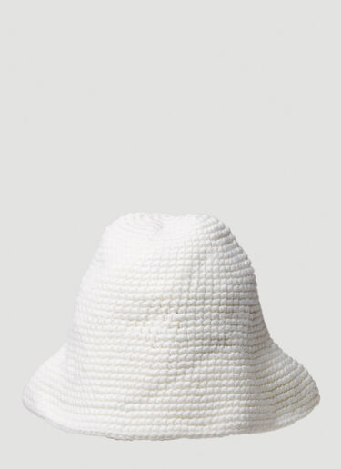LN-CC® - Moncler x JW Anderson: 针织渔夫帽 - 白色 Moncler x JW Anderson 针织渔夫帽 白色 mjw0349001