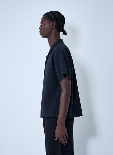 Story mfg. 그리팅스 셔츠  블랙 str0161007
