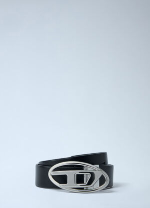 LN-CC® - Diesel: Reversible Leather Belt - Black Diesel Reversible Leather Belt Black dsl0261038