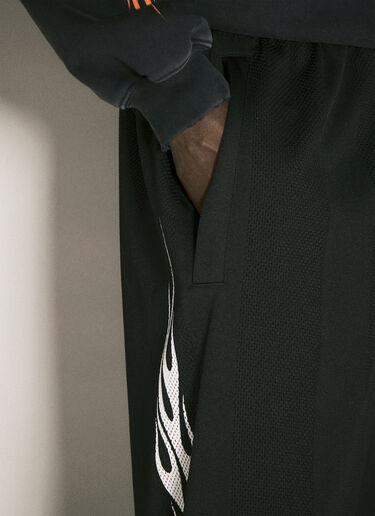 LN-CC® - Balenciaga: Burning Unity Baggy Trackpants - Black Balenciaga Burning Unity Baggy Trackpants Black bal0157002