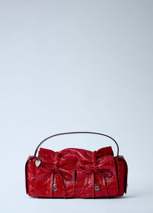 LN-CC® - Acne Studios: Multipocket Shoulder Bag - Red Acne Studios Multipocket Shoulder Bag Red acn0263015
