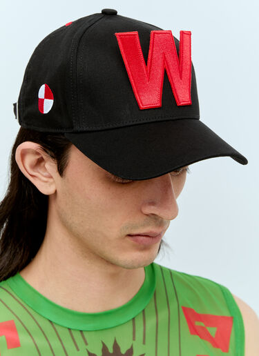 Walter Van Beirendonck W ベースボールキャップ ブラック wlt0156022