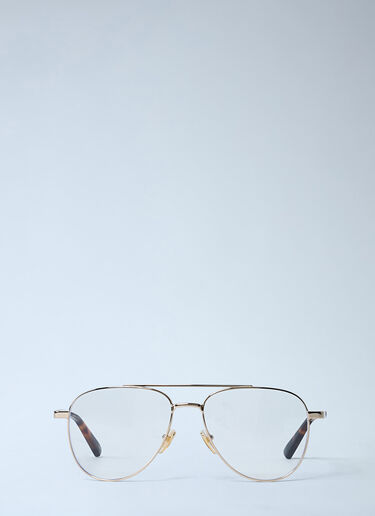 LN-CC® - Gucci: Square Glasses - Gold Gucci Square Glasses Gold gus0362004