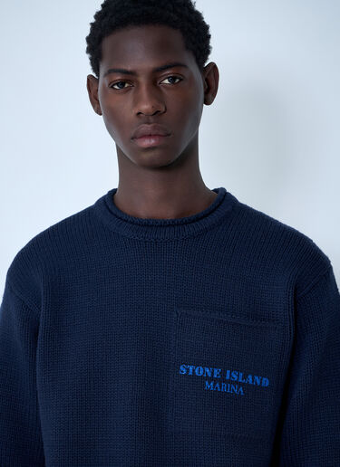 LN-CC® - Stone Island: Marina Sweater - Navy Stone Island Marina Sweater Navy sto0162014
