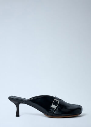 GANNI Sue Heeled Mules Black gan0262016
