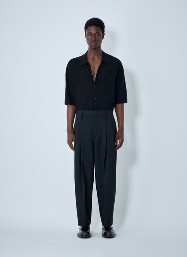 Jil Sander 宽松版型长裤 黑色 jil0163007