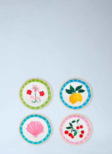 LN-CC® - Bitossi Home: Set Of Four Con Amore Side Plates - Multicolour Bitossi Home Set Of Four Con Amore Side Plates Multicolour wps0692153
