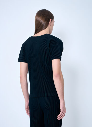 Homme Plissé Issey Miyake 플리츠 티셔츠 블랙 hmp0159013