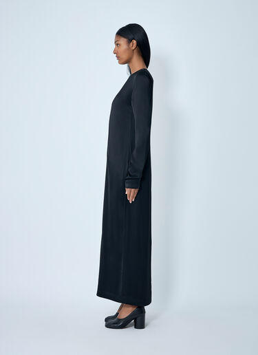 LN-CC® - TOTEME: Long Satin Dress - Black TOTEME Long Satin Dress Black tot0263030