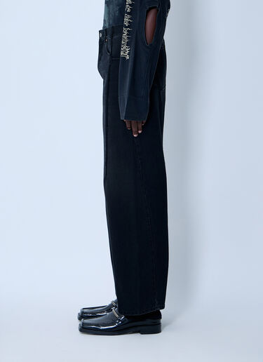 LN-CC® - Vetements: 재구성된 진 - 블랙 Vetements 재구성된 진 블랙 vet0162008