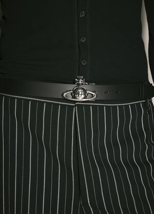 Vivienne Westwood Orb Buckle Belt Black vvw0159020