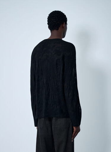 Our Legacy Double Lock U Sweater Black our0163003