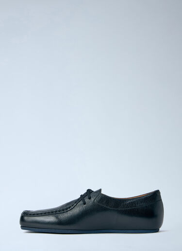 Jil Sander レザーモカシン ブラック jil0164007