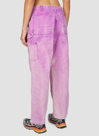 LN-CC® - NOTSONORMAL: Washed Working Jeans - Purple NOTSONORMAL Washed Working Jeans Purple nsm0351008