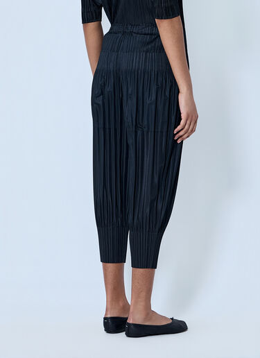 Pleats Please Issey Miyake 褶裥九分裤 黑色 plp0264003