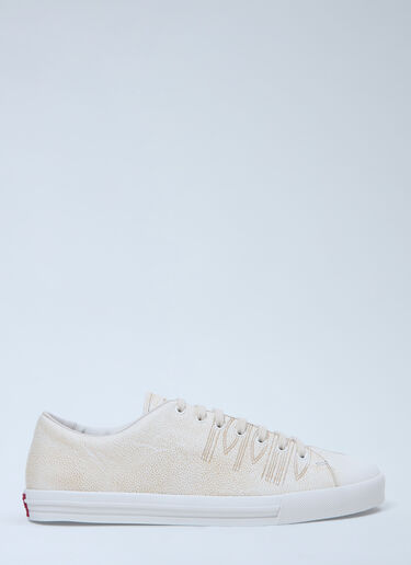 LN-CC® - Prada: Leather Sneakers - White Prada Leather Sneakers White pra0162015