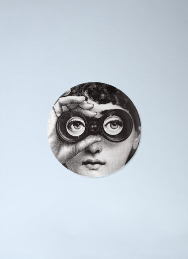 LN-CC® - Fornasetti: Tema e Variazioni N.286 Wall Plate - Black Fornasetti Tema e Variazioni N.286 Wall Plate Black wps0691825
