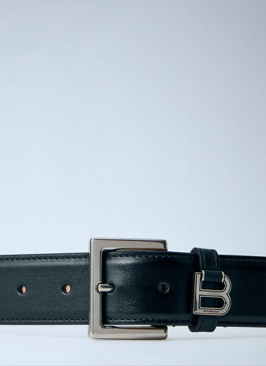 LN-CC® - Balenciaga: Hourglass Belt - Black Balenciaga Hourglass Belt Black bal0164024