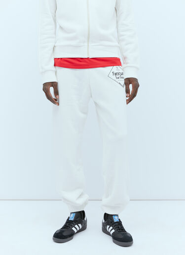 LN-CC® - Wales Bonner: Wander Track Pant - White Wales Bonner Wander Track Pant White wbn0154002