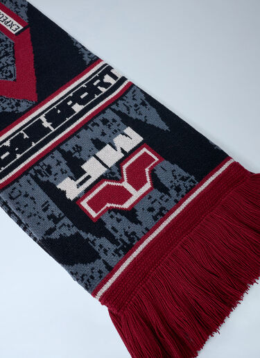 Martine Rose Reversible Fringe Scarf Grey mtr0162018