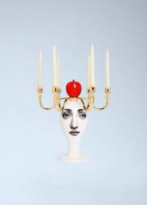 Fornasetti Sul Tardi Candelabra With Candle Multicolour wps0691832