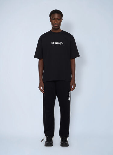 Off-White Scribble Arrow Skate Logo T-Shirt Black ofw0162009