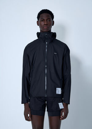 LN-CC® - Satisfy: Pertex 3L Fly Rain Jacket - Black Satisfy Pertex 3L Fly Rain Jacket Black sat0160004