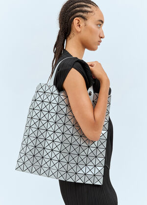 LN-CC® - Bao Bao Issey Miyake: Lucent Matte Tote Bag - Silver Bao Bao Issey Miyake Lucent Matte Tote Bag Silver bao0258001