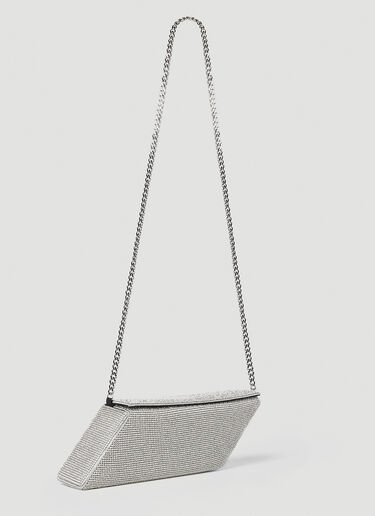 LN-CC® - KARA: Parallelogram Shoulder Bag - Silver KARA Parallelogram Shoulder Bag Silver kar0252010