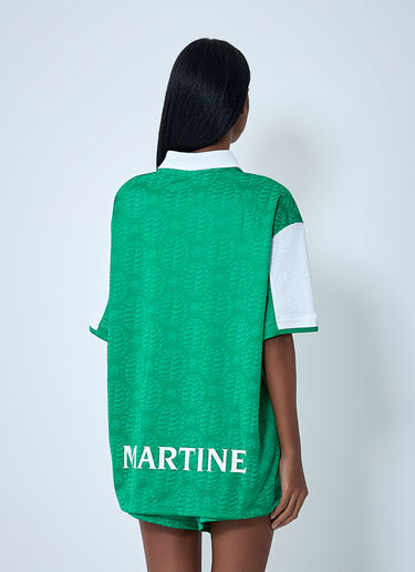 LN-CC® - Nike x Martine Rose: Logo Motif Polo Shirt - Green Nike x Martine Rose Logo Motif Polo Shirt Green nik0362104