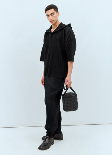 LN-CC® - Bao Bao Issey Miyake: Voyager One-Tone Shoulder Bag - Black Bao Bao Issey Miyake Voyager One-Tone Shoulder Bag Black bao0158002