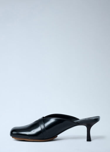 LN-CC® - GANNI: Sue Heeled Mules - Black GANNI Sue Heeled Mules Black gan0262016