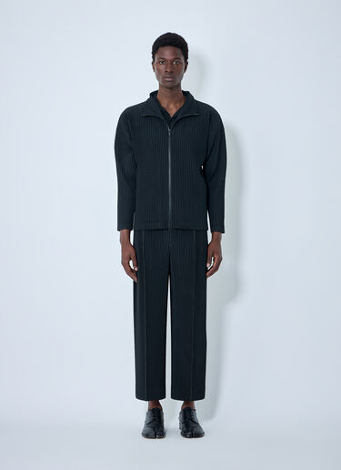 Homme Plissé Issey Miyake 플리츠 지퍼업 재킷 블랙 hmp0164008