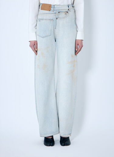 MM6 Maison Margiela Back-To-Front Jeans Blue mmm0259011