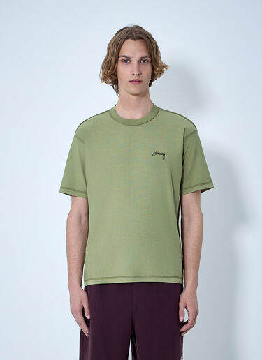 LN-CC® - Stüssy: Lazy Ss T-Shirt - Olive Stüssy Lazy Ss T-Shirt Olive sts0164008