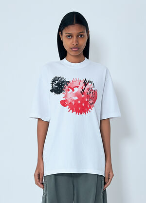 b.Eautiful x LTTT Puffy Fish T-Shirt White bea0363002