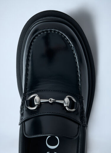 Gucci Leather Loafers Black guc0161050