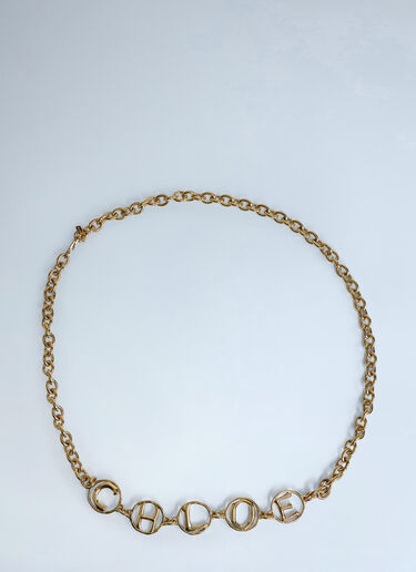 Chloé Script Jewelry Belt Gold chl0263114