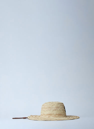 LN-CC® - Miu Miu: Palmetto Hat - Beige Miu Miu Palmetto Hat Beige miu0256032